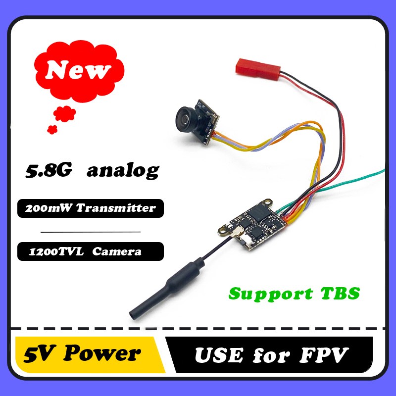 Fpv Drone Frame - SLONWAKE 5.8G 1200TVL Kamera FPV VTX