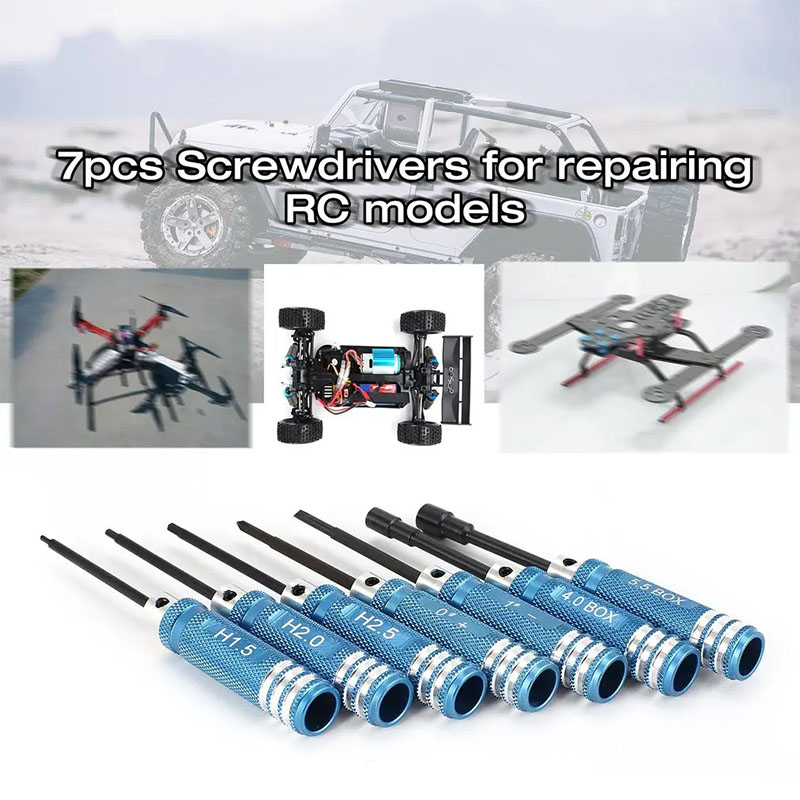 Zestaw 7 szt. kluczy imbusowyc – Fpv Drone Tool Kit recenzja i cena