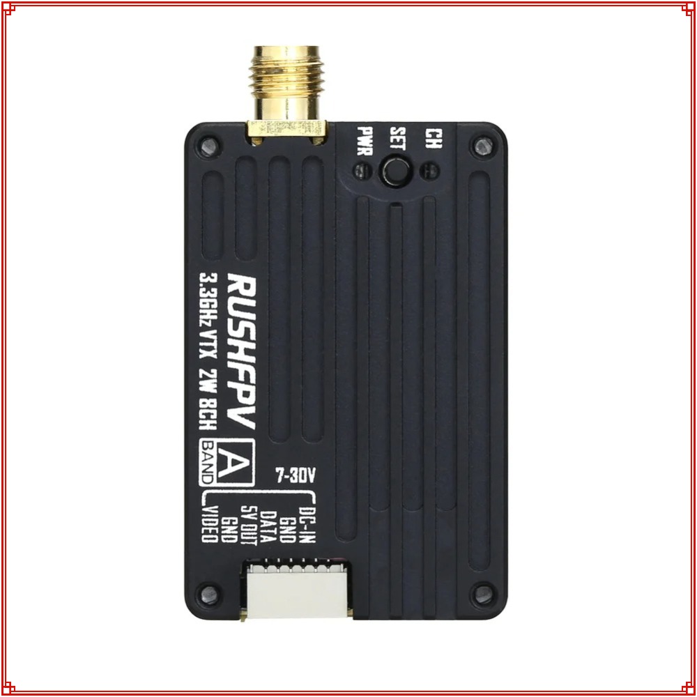 Nowy nadajnik RUSHFPV 3.3G 2W  – Fpv Drone Transmitter recenzja i cena