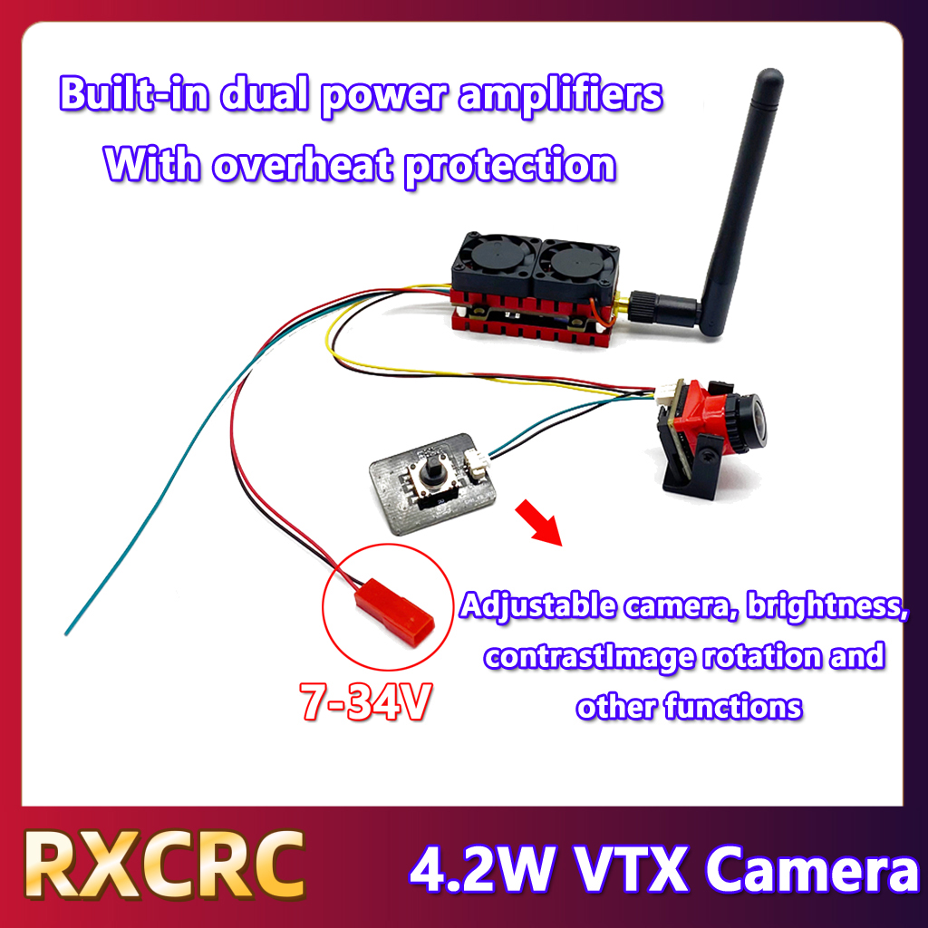 RXCRC 5.8G 48CH 4.2W Nadajnik  – Fpv Drone Transmitter recenzja i cena