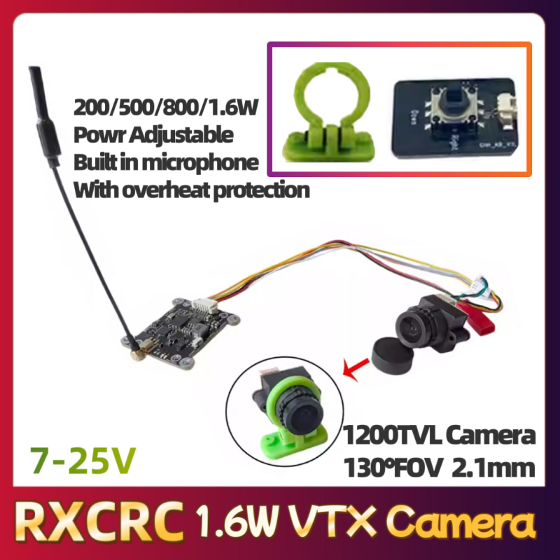 Moduł RXCRC 5.8G 48CH 1.6W VTX – Fpv Drone Transmitter recenzja i cena