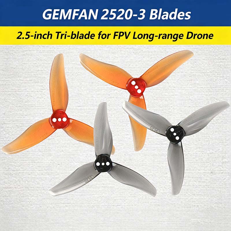 Śmigło Gemfan Hurricane 2520-3 – Fpv Drone Propeller recenzja i cena