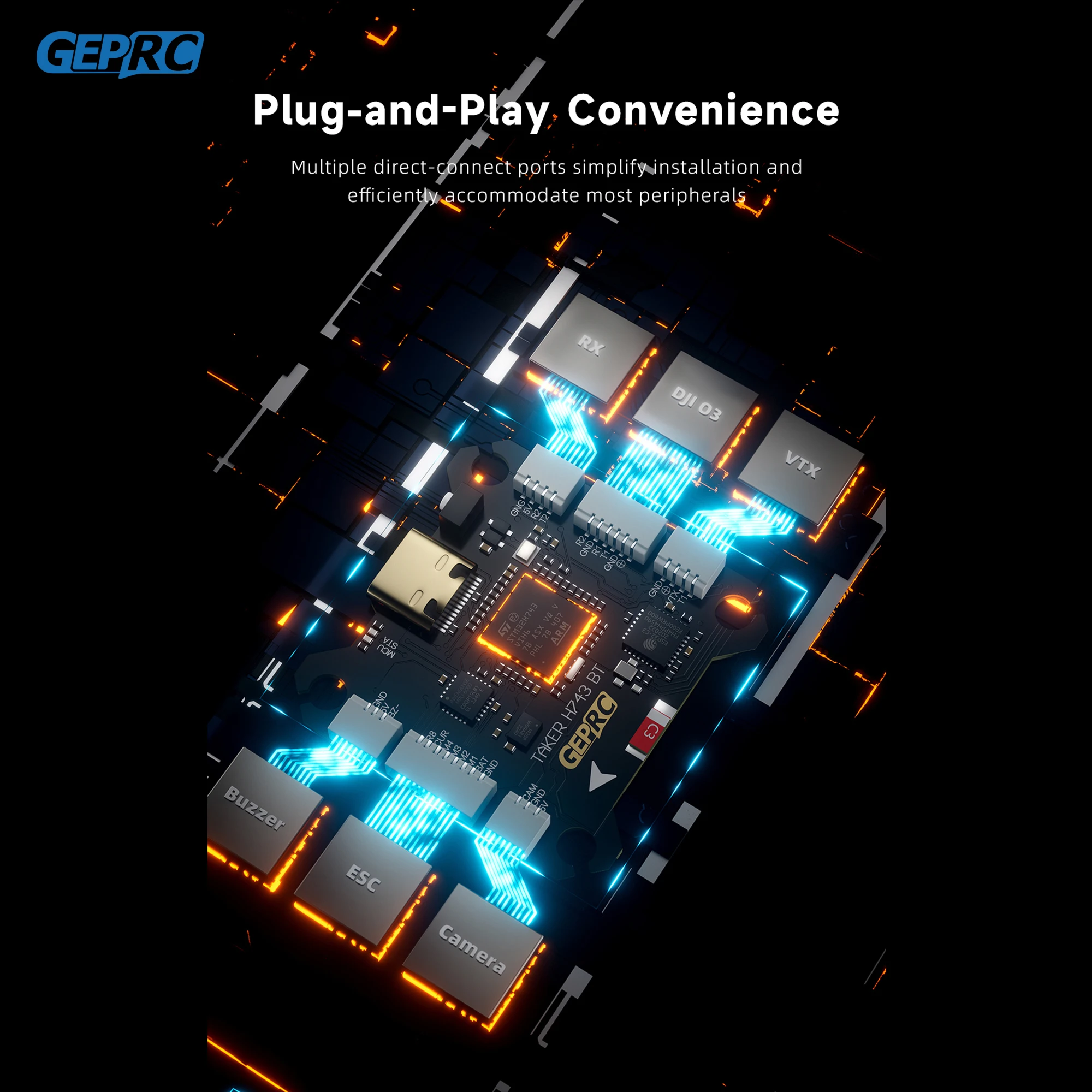 GEPRC TAKER H743 BT 32-bitowy  – Fpv Drone Flight Controller recenzja i cena
