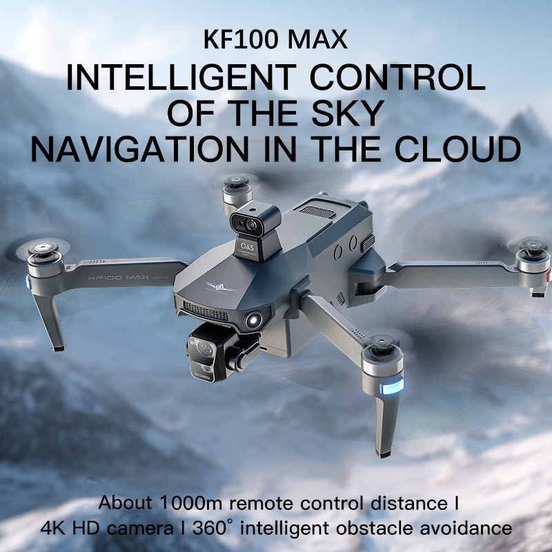 Dron GPS KF100 MAX Kamera 4K 3 – Fpv Drone Charger recenzja i cena