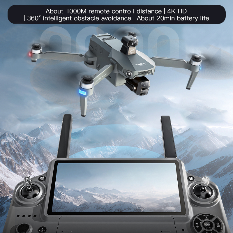 Dron GPS KF100 MAX Kamera 4K 3 – Fpv Drone Charger recenzja i cena