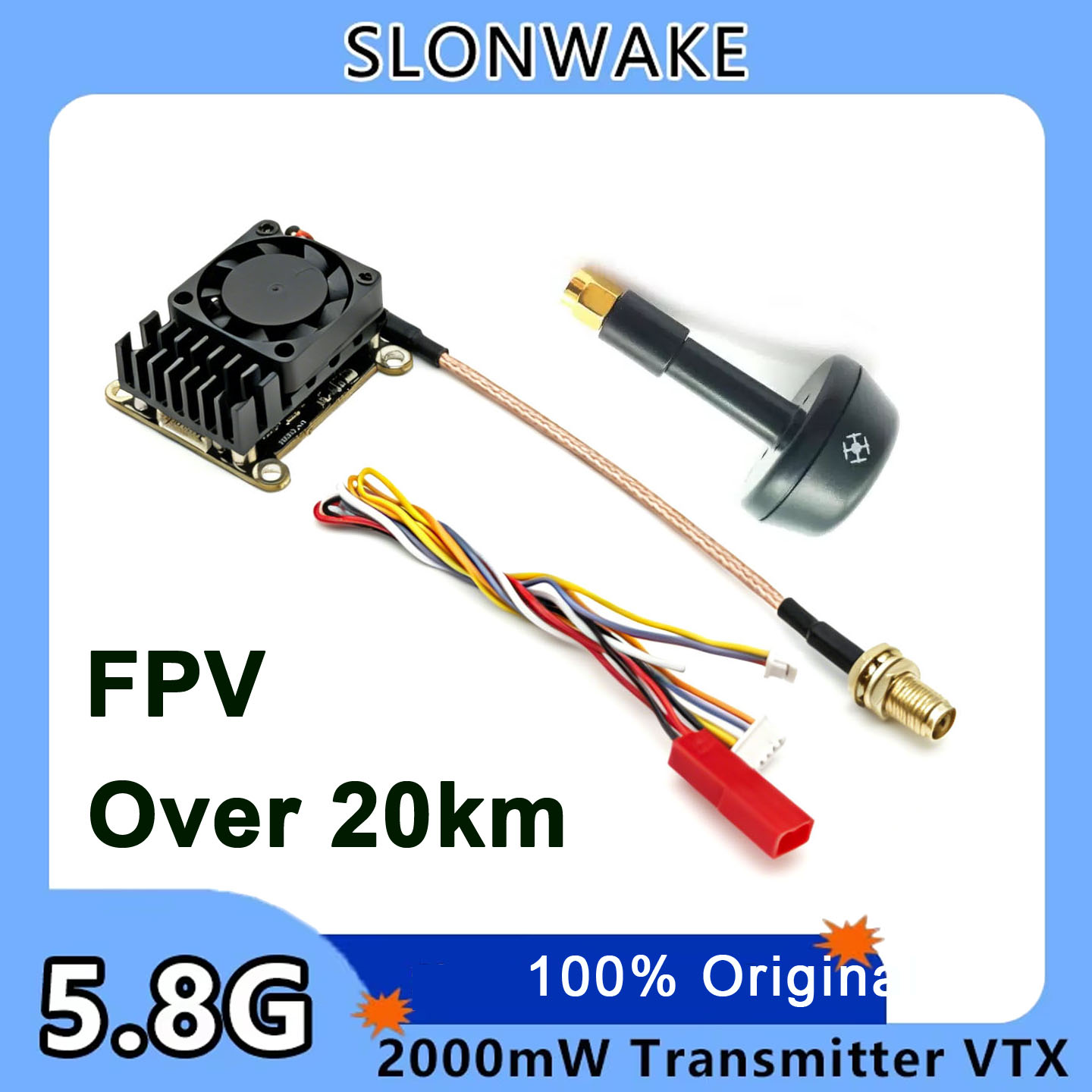 Nowa ulepszona wersja 5.8Ghz 2 – Fpv Drone Transmitter recenzja i cena