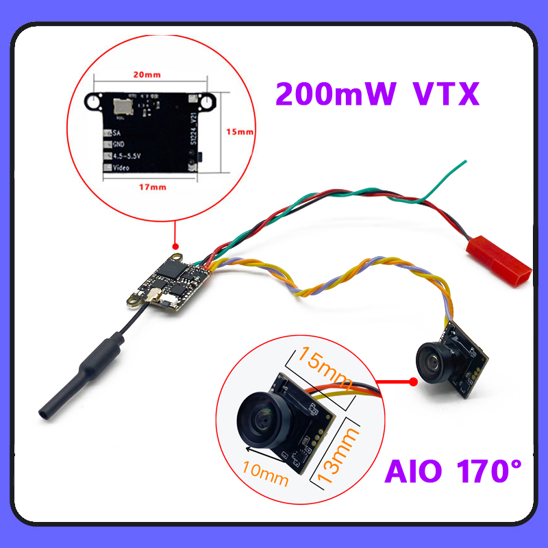 SLONWAKE 5.8G 1200TVL Kamera F – Fpv Drone Frame recenzja i cena